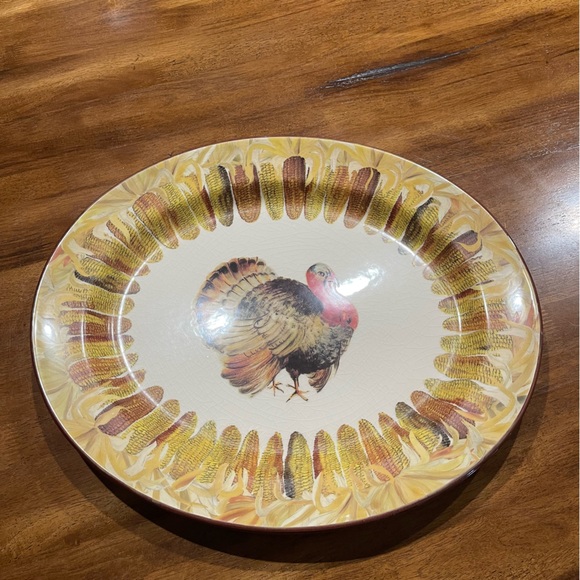 Ceramisia Turkey Platter Made in Italy - Picture 2 of 9
